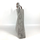 Hermes Tote Bag Felt, Leather gray Shoulder Bag Shoulder Bag Karimi GM
