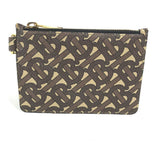 Burberry Coin case Leather / PVC Brown TB logo