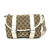 Gucci Shoulder Bag 145858 GG canvas / leather beige GG