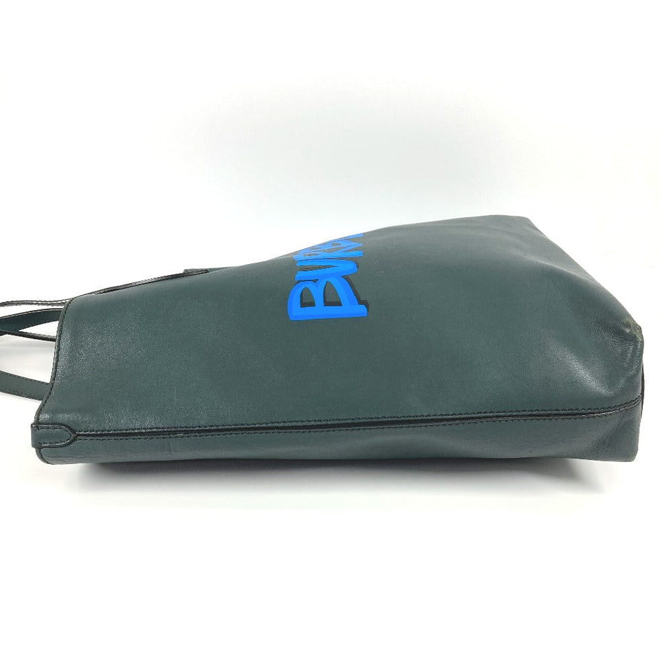 Burberry Shoulder Bag 4077155 leather khaki logo unisex(Unisex)
