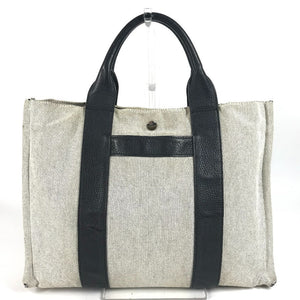 Hermes Handbag cotton black Sac Arne MM