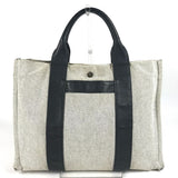 Hermes Handbag cotton black Sac Arne MM