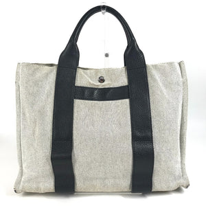 Hermes Handbag cotton black Sac Arne MM