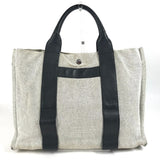 Hermes Handbag cotton black Sac Arne MM