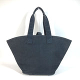 Hermes Shoulder Bag cotton black With porch Panier de Plage PM Panier de Plage PM