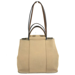 Hermes Shoulder Bag Leather / canvas Brown Kabak PM Kabak PM