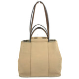 Hermes Shoulder Bag Leather / canvas Brown Kabak PM Kabak PM