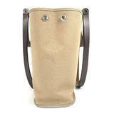 Hermes Shoulder Bag Leather / canvas Brown Kabak PM Kabak PM