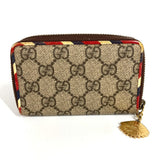 Gucci Coin case 473911 GG Supreme Canvas beige GG Supreme Courier Patch