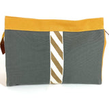 Hermes Clutch bag cotton gray H logo Jimet GM Jimet GM