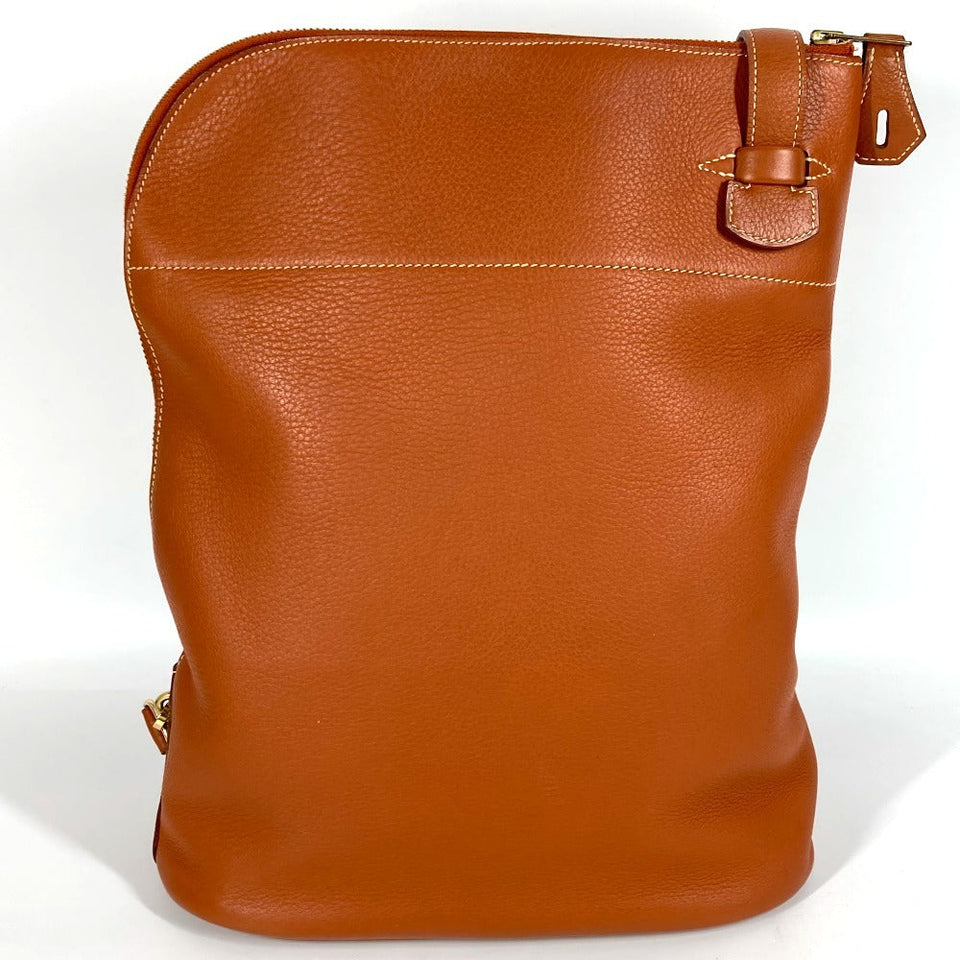 Hermes Shoulder Bag leather gold Mouvy Femme