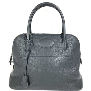 Hermes Handbag Taurillon Clemence Leather black Bolide 31 Bolide 31