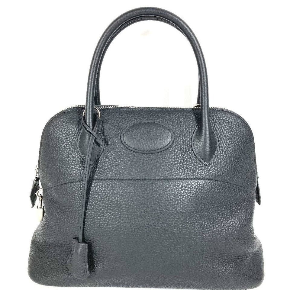 Hermes Handbag Taurillon Clemence Leather black Bolide 31 Bolide 31