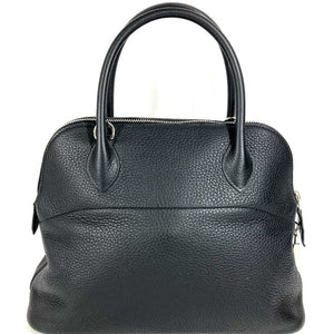 Hermes Handbag Taurillon Clemence Leather black Bolide 31 Bolide 31