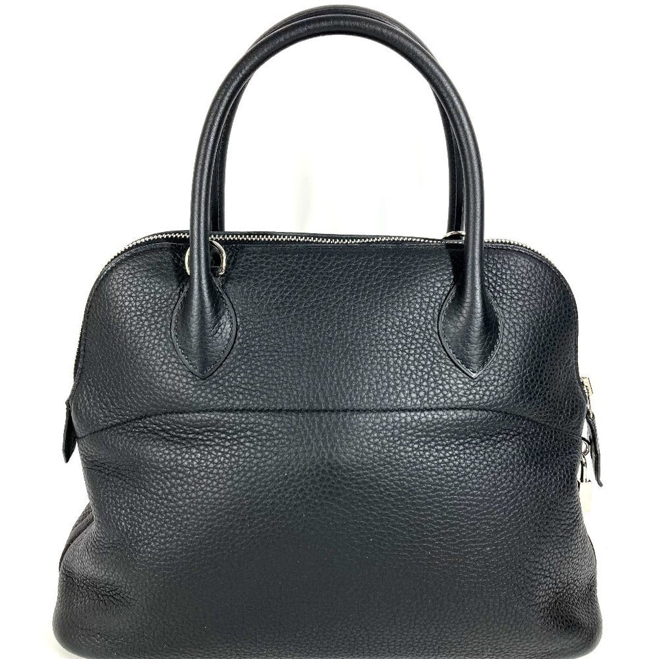 Hermes Handbag Taurillon Clemence Leather black Bolide 31 Bolide 31