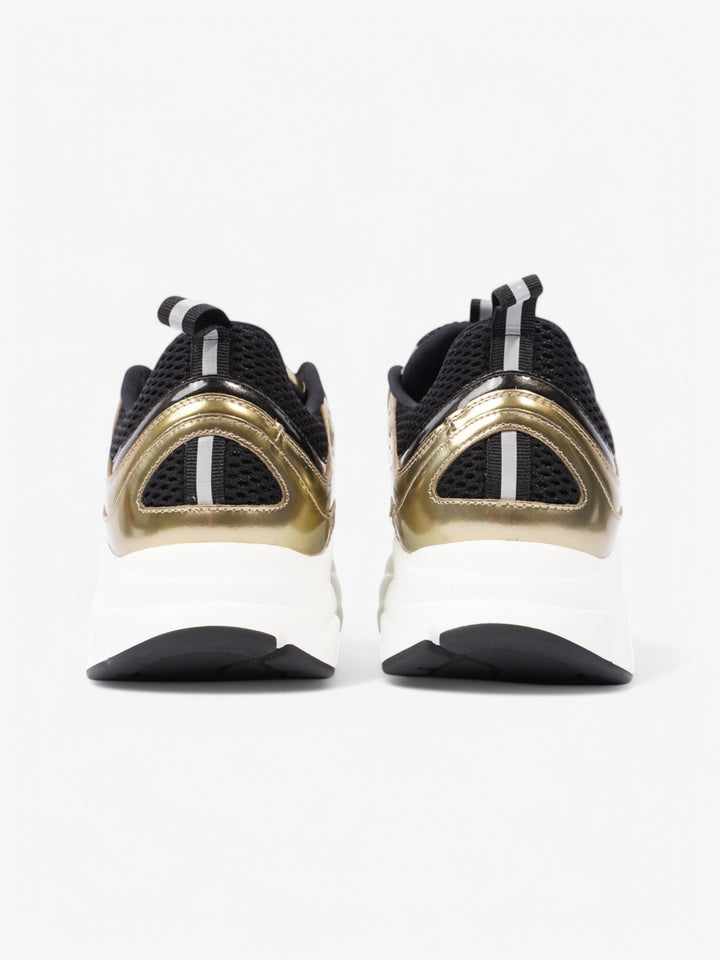 Christian Dior B22 Sneakers White  / Gold / Black Mesh EU 42 UK 8