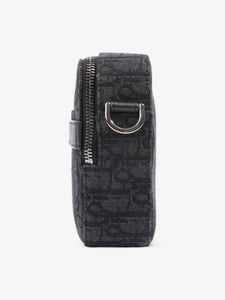 Christian Dior Safari Messenger Bag Navy / Black Canvas