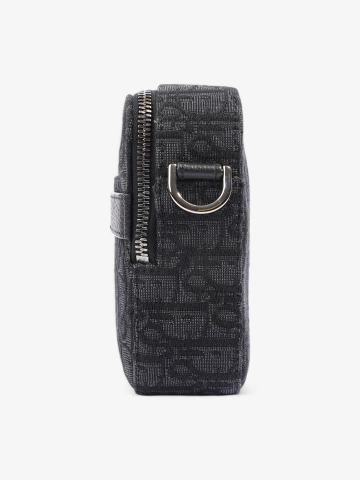 Christian Dior Safari Messenger Bag Navy / Black Canvas