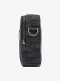 Christian Dior Safari Messenger Bag Navy / Black Canvas
