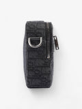 Christian Dior Safari Messenger Bag Navy / Black Canvas