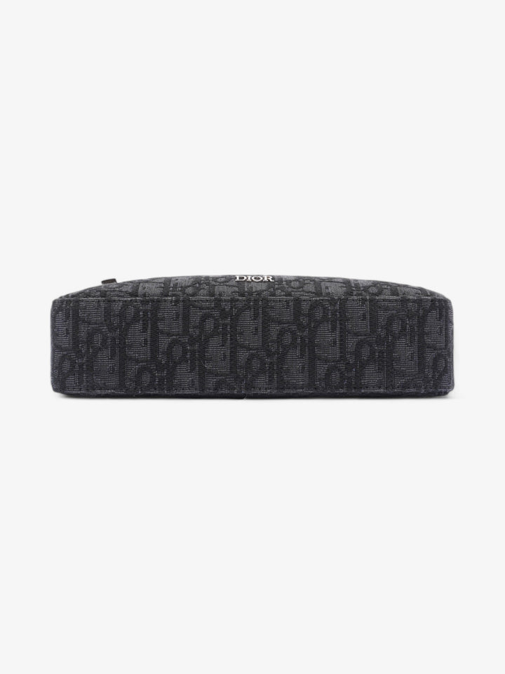 Christian Dior Safari Messenger Bag Navy / Black Canvas