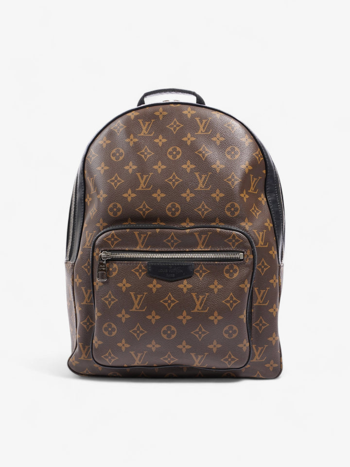 Louis Vuitton Josh Backpack Monogram / Black Coated Canvas