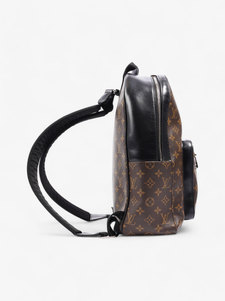 Louis Vuitton Josh Backpack Monogram / Black Coated Canvas