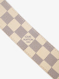 Louis Vuitton LV Initials Belt Damier Azur / Gold Coated Canvas 80cm / 32"