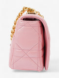 Christian Dior Caro Pink Lambskin Leather Small