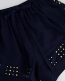 Louis Vuitton Navy Clous Jogging Shorts with Studded Detail Size FR 36 (UK 8)