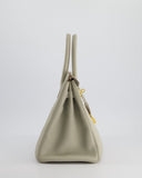 Hermes Birkin 30cm Bag in Beton Togo Leather with Gold Hardware