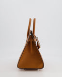 Hermes Birkin 25 Sellier Bag in Toffee Epsom Leather with Palladium Hardware