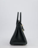 Hermes Birkin 25 Retourne Bag in Vert Mangrove Togo Leather with Permabrass Hardware