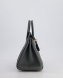 *SUPER HOT COLOUR* Hermes Birkin 25 Retourne Bag in Vert Amande Togo Leather with Gold Hardware