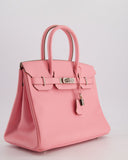 Hermes Birkin 30 Retourne Bag in Rose Confetti Epsom Leather with Palladium Hardware