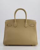 Hermes Birkin 30 Retourne Bag in Trench Togo Leather with Gold Hardware