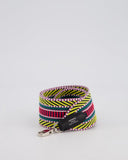 Hermes Multi Colour Canvas Sangle Cavale 50MM Bag Strap with Palladium Hardware