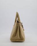 *FIRE PRICE* Hermes Birkin 25 Retourne Bag in Parchemin Swift Leather with Palladium Hardware