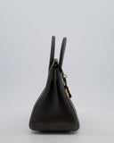 Hermes Birkin 25 Retourne Bag in Gris Etain Togo Leather with Gold Hardware
