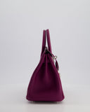 *FIRE PRICE* Hermes Birkin 25 Retourne Bag in Anemone Swift Leather with Palladium Hardware