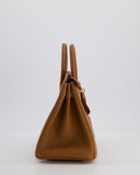 *HOT* Hermes Birkin 25 Retourne Bag in Gold Togo Leather with Gold Hardware