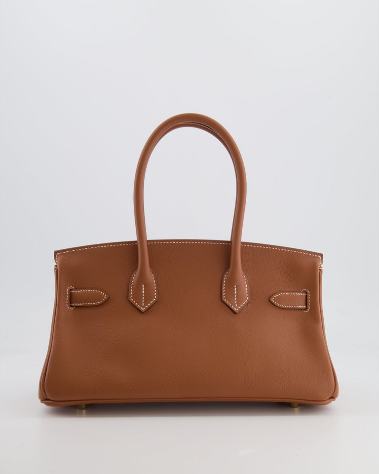 *SUPER HOT & RARE* Hermes Birkin Shoulder Light 29 Bag in Gold Evercolour Leather with Gold Hardware