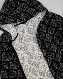 Louis Vuitton x NBA Mens Strategic Flowers Black and White Quilted Hoodie Size XXL (UK 46)