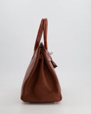 Hermes Birkin 30 Touch Bag in Miel Chèvre Mysore and Crocodile Niloticus Leather with Palladium Hardware