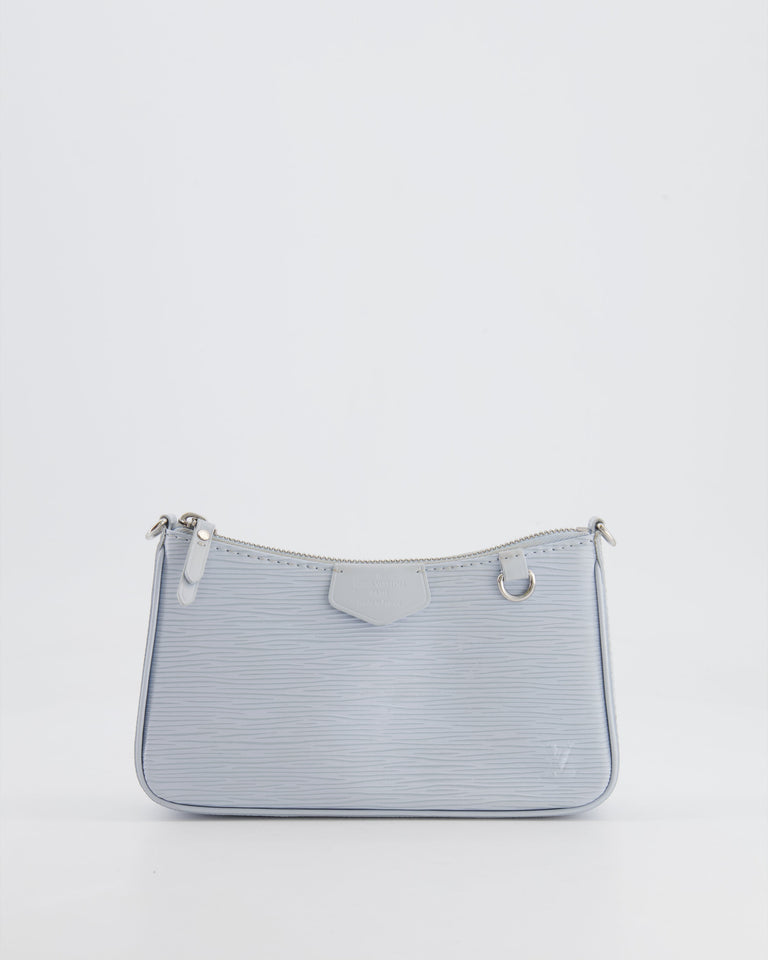 Louis Vuitton Baby Blue Easy Pouch on Strap Bag in Epi Leather with Silver Hardware RRP £1,650