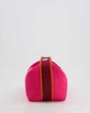 Hermes Small Bride-a-Brac Bag in Hibiscus Canvas with Palladium Hardware
