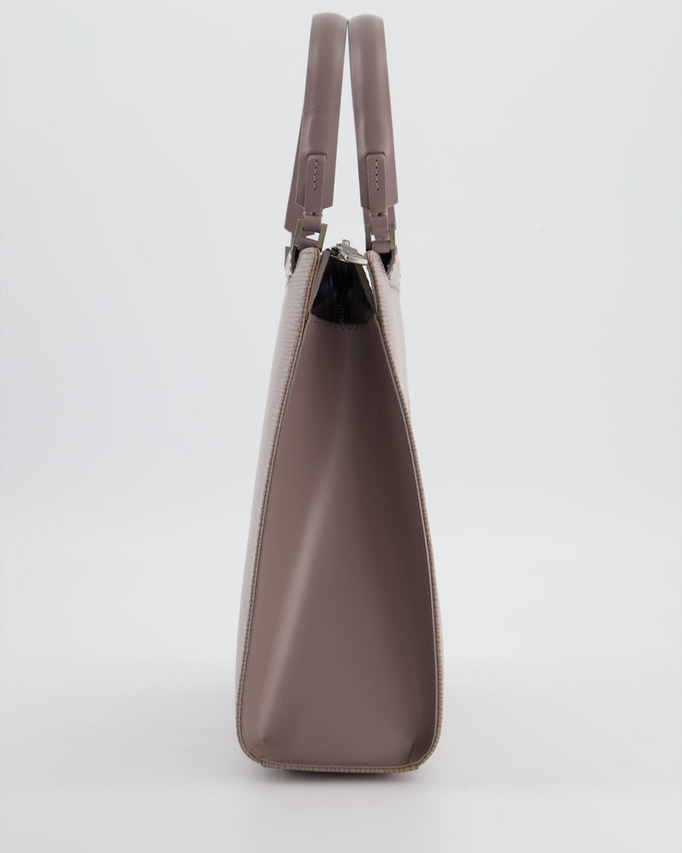 Louis Vuitton Lilac Grey Figari PM Bag in Epi Leather with Silver Hardware