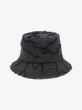 Christian Dior Camouflage Logo Bucket Hat Black Polyester 58
