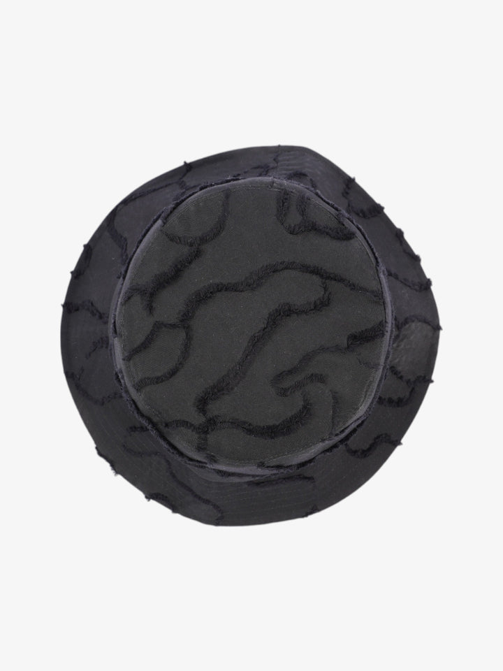 Christian Dior Camouflage Logo Bucket Hat Black Polyester 58