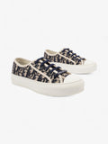 Christian Dior Walk'n'Dior Sneaker Beige / Navy / White Canvas EU 36.5 UK 3.5